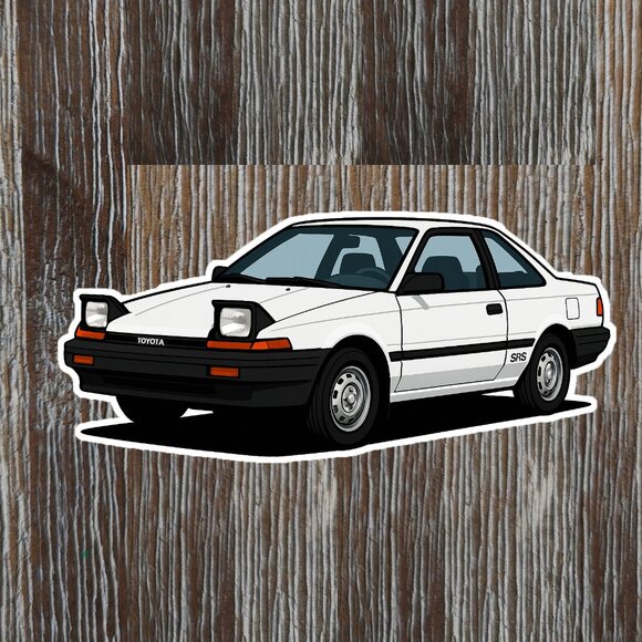 TOYOTA COROLLA 6th generation SR5 Vinyl Sticker - Picture 1 of 1
